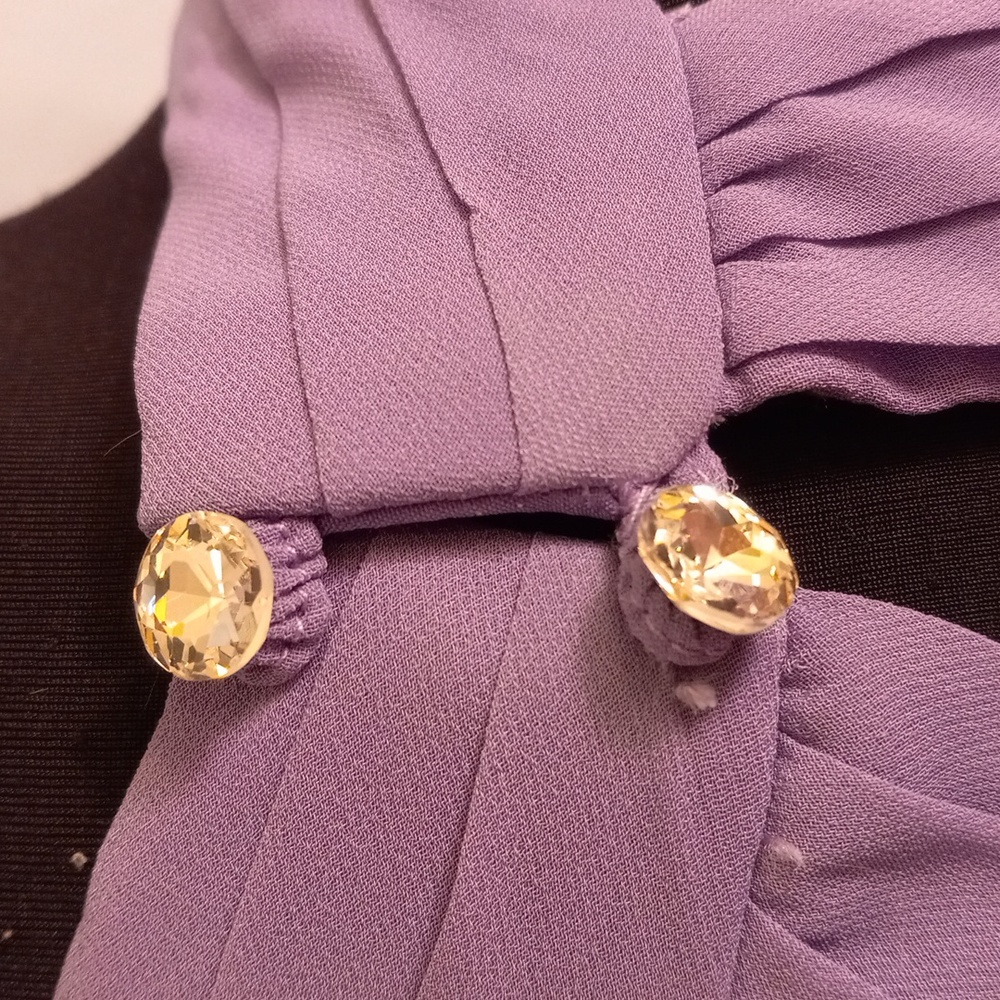 Azazie A26 Purple Evening Gown NEW - Picture 9 of 13
